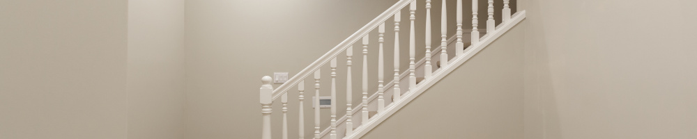 Image of stairs leading to a basement